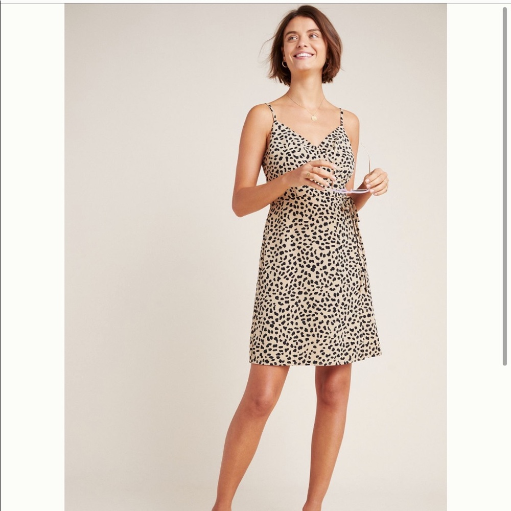 NWOT Sanctuary Leopard Wrap Dress